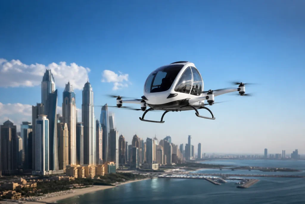 EHangの自律飛行機EH216-S、香港で初のデモ飛行を実施