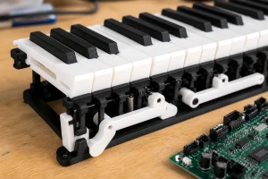 Mecanismo de Piano Impresso em 3D Fiel ao Original