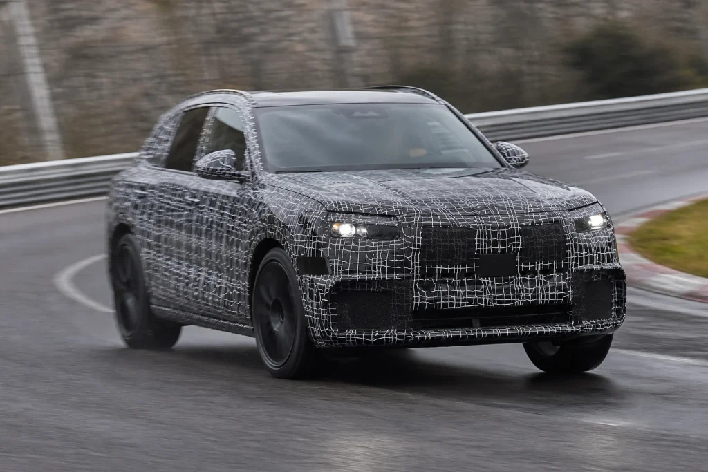 El nuevo BMW X7, visto durante las pruebas