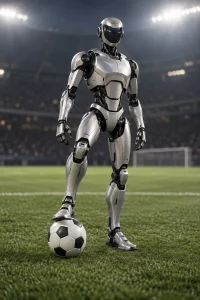 Après 140 années de formation virtuelle au football, un robot entre sur le terrain : voici « Messinator » !