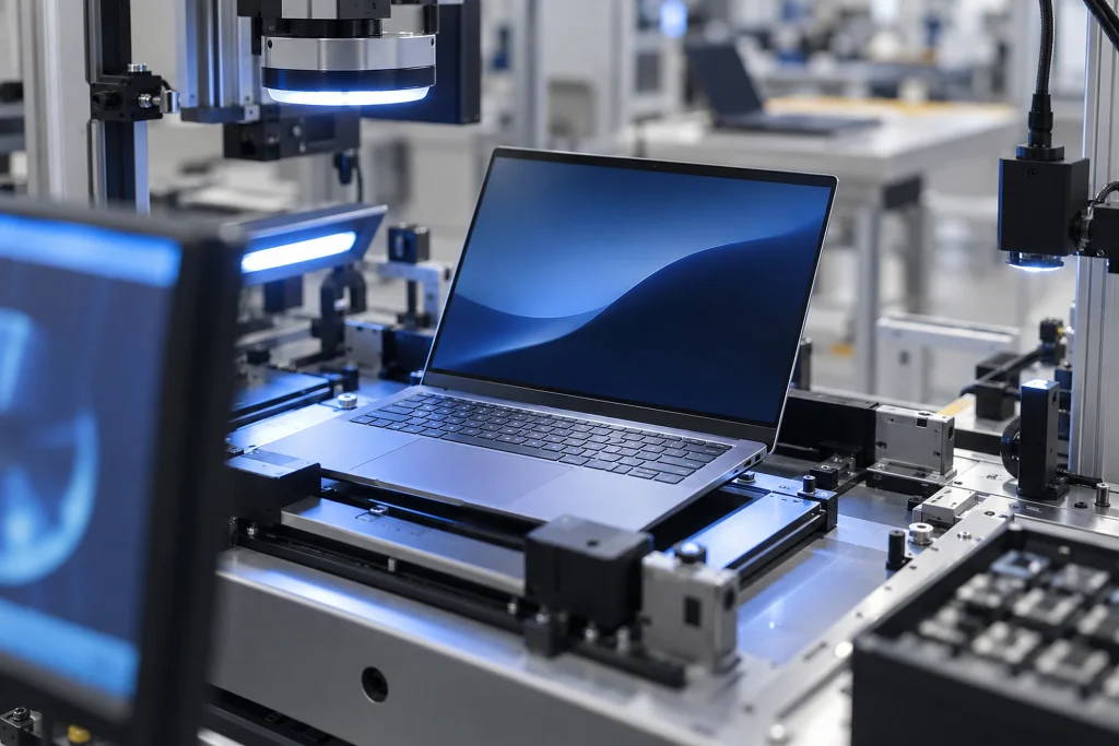 Bir notebook, Quanta üretiminin ardından hangi kontrollerden geçiriliyor?
