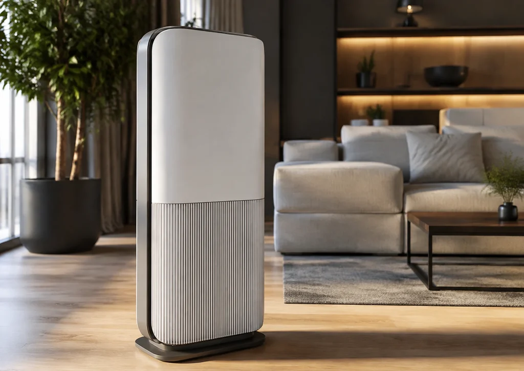 Le purificateur d’air grand format de Dyson se distingue par son design original