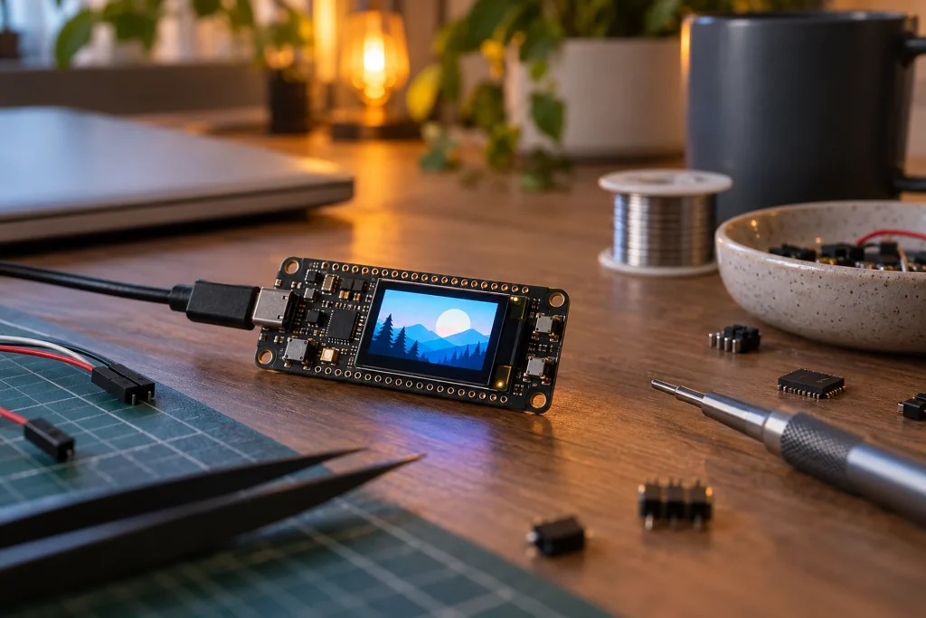 ESP32 için bir JavaScript OS