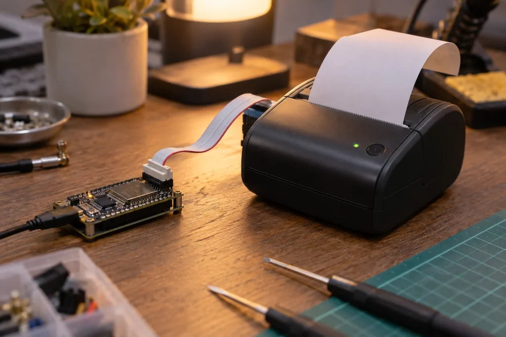 ESP32 İçin Bluetooth Yazıcı Sürücüsü Geliştirmek: İki Perde