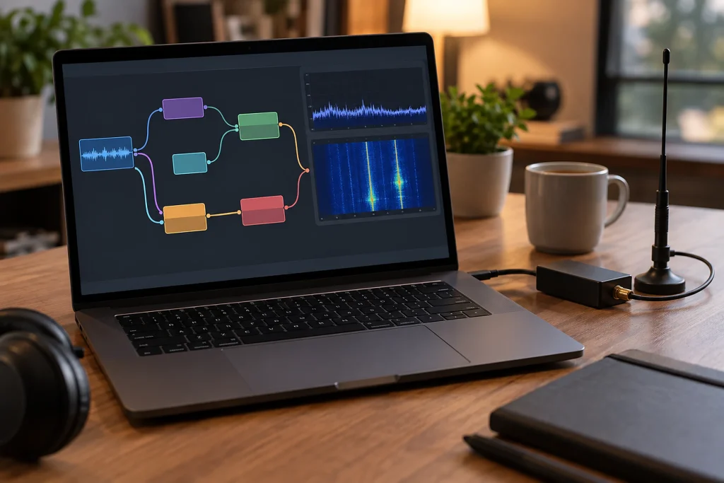 GNU Radio Companion، لكن على المتصفح