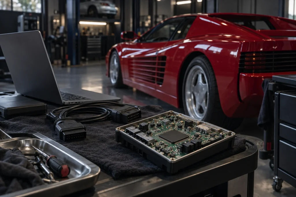 Jaguar XJ220 İçin Temin Edilemeyen Teşhis Araçlarının Yeniden Oluşturulması
