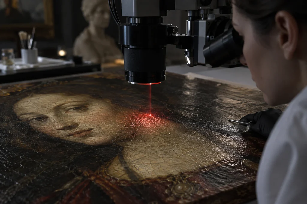 Lazer analizi, Da Vinci imzalı tablonun gerçekliğini belirledi