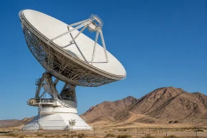 Cérémonie de coupe du ruban pour Deep Space Station 23 de la Deep Space Network de la NASA
