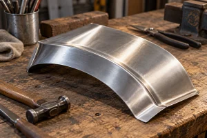 How to Fold Curved Lines in Metal Without Special Tools