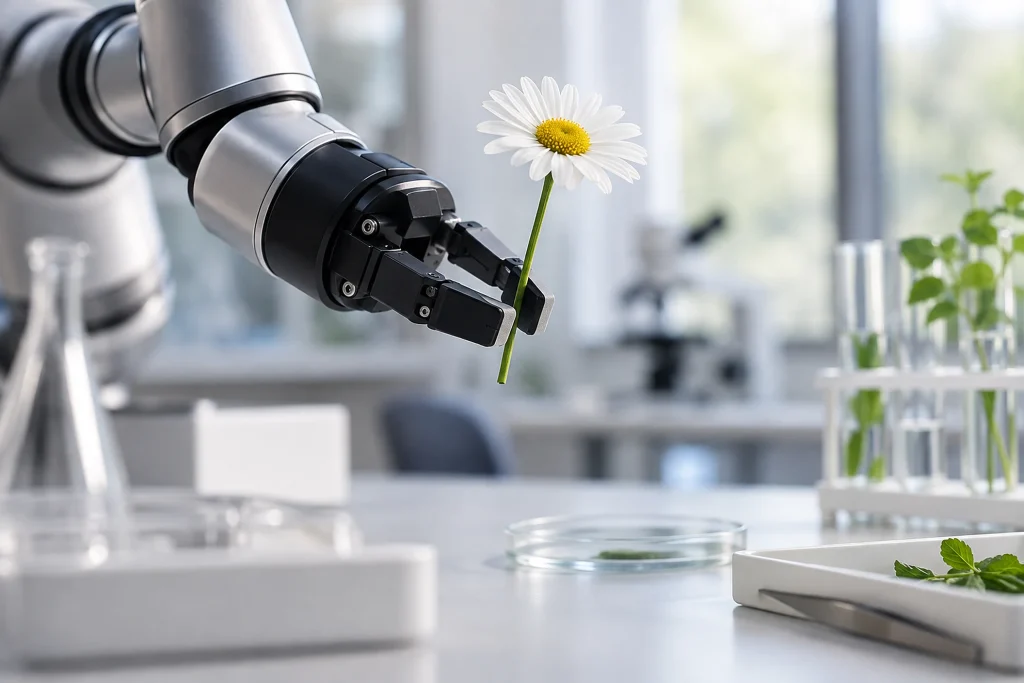 Robot Gerçek Papatya Zincirleri Yapıyor