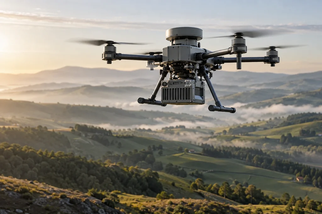 Sentetik Açıklıklı Radara Sahip Drone İnterferometrik Görüntüleme Yapıyor