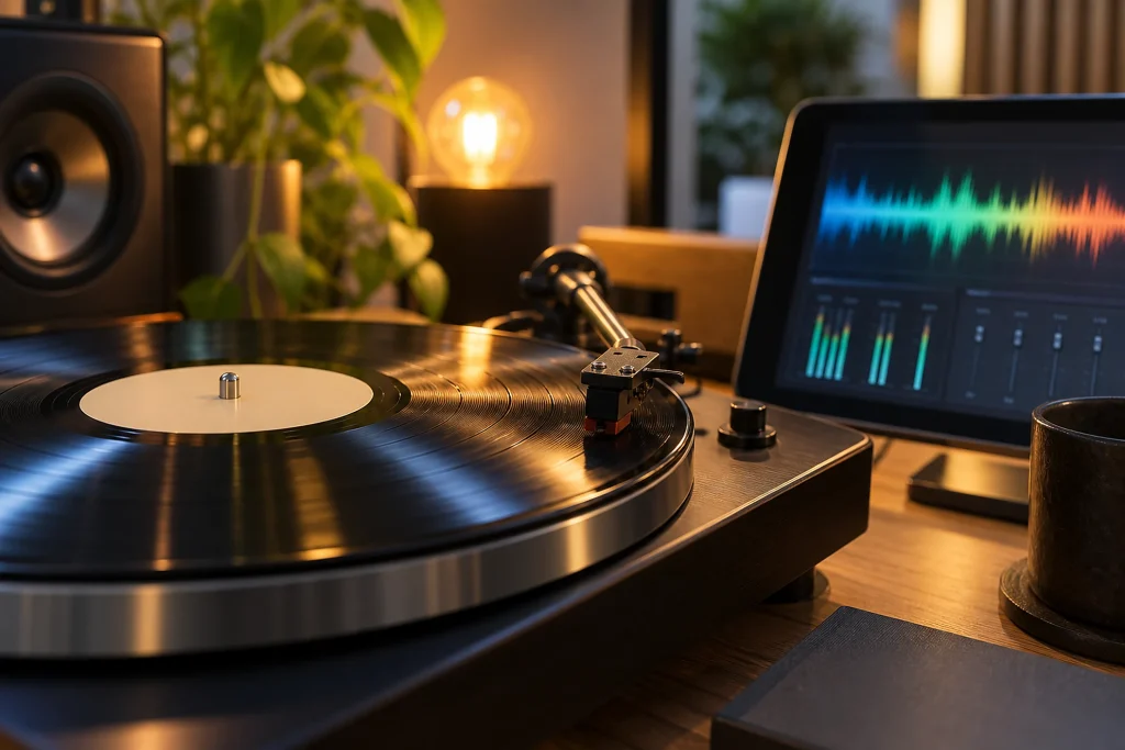 Shibuya’daki A Vinyl Bar, herhangi bir AI yönlendirmesi olmadan eğlenceli müzik uygulamaları sunan bir startup