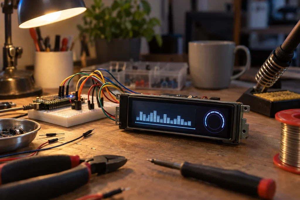 Sony Araç Stereosu LCD’sinin Tersine Mühendisliği