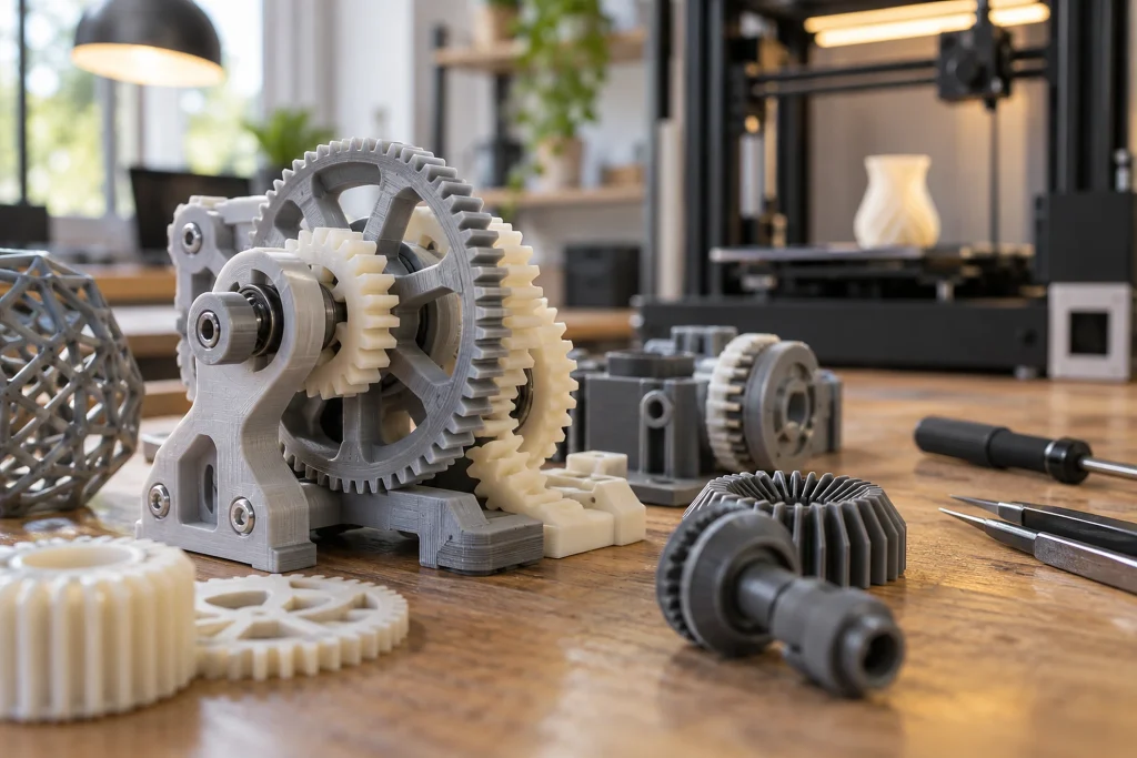 Tamamen 3D Baskılı Mekanik Hesap Makinesi Tasarlamak
