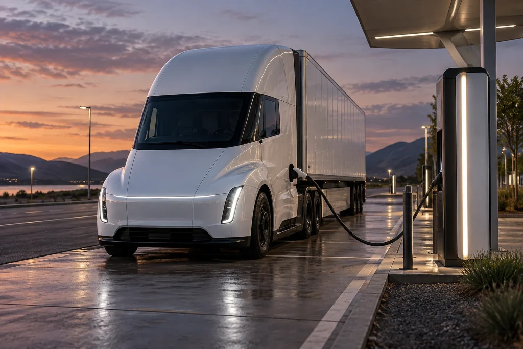 Tesla’nın Tamamen Elektrikli Semi Kamyonu Nihayet Avrupa’ya Geliyor