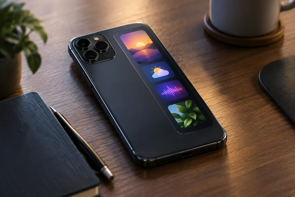 Lo schermo posteriore di Xiaomi 18 Pro potrà creare applicazioni personalizzate basate sull’intelligenza artificiale