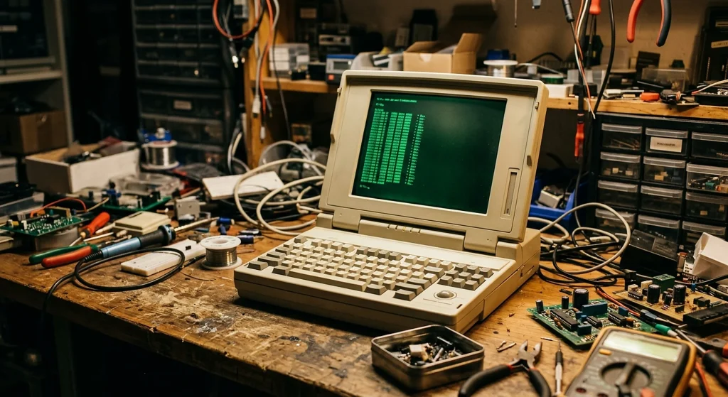 2026 Retrocomputing Challenge: NEC 286 Dizüstü Bilgisayar Yeniden Çalışıyor