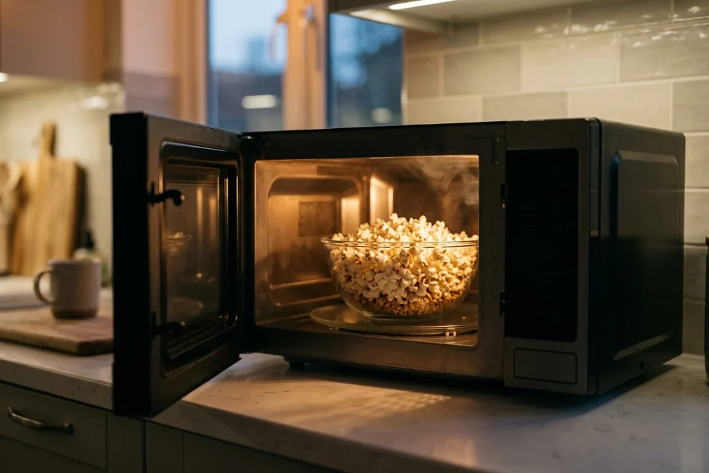 Her Mikrodalgada Neden “Popcorn” Düğmesi Var, Ancak Her Paket Sizi Onu Kullanmamanız Konusunda Neden Uyarıyor?