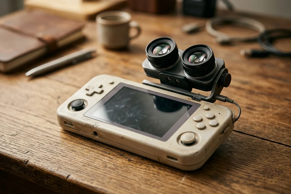 Erinnerung an das seltsamste Zubehör des Nintendo DSi